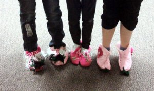 Kids project, winter slippers
